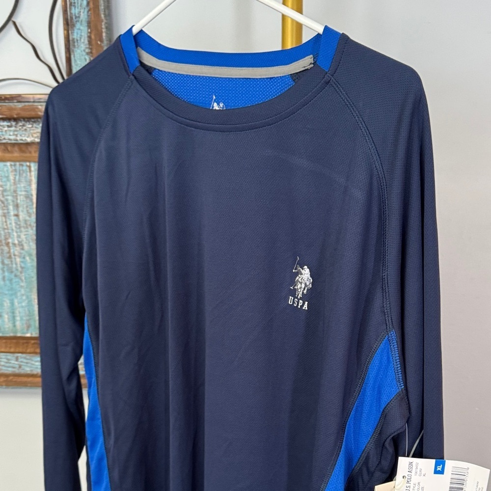 U.S. Polo Assn. Black Long Sleeve Shirt NWT XL - Picture 4 of 9